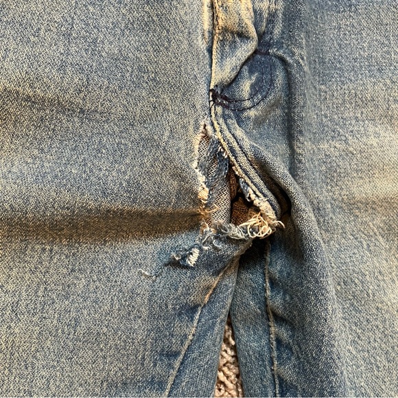 Vintage Distressed Wrangler 13MWZ Cowboy Cut Jeans Size 33x33 - Picture 7 of 11
